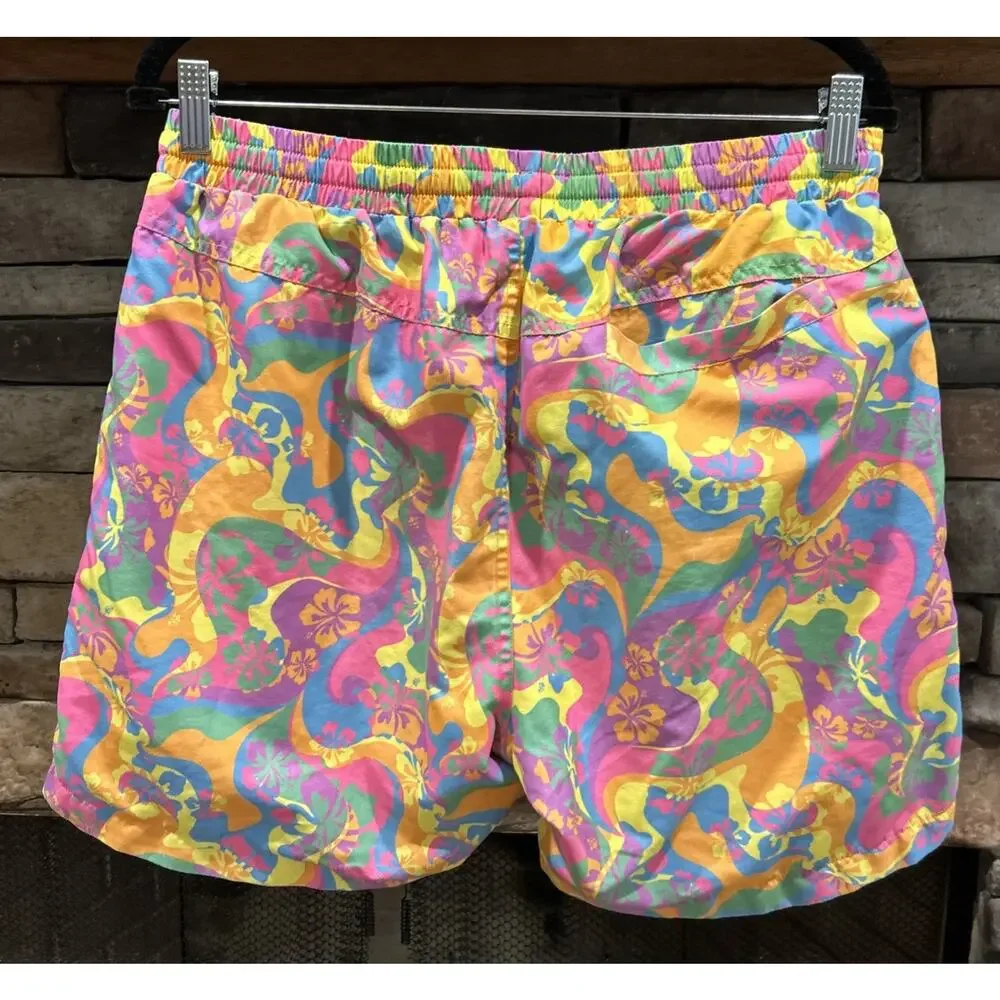 Men’s KULANI KINIS Bermuda Bloom Swim Trunks Board Shorts Size L *C5